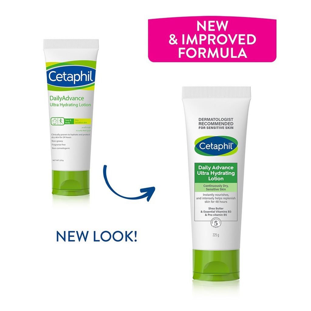 Cetaphil, Daily Ultra Hydrating Advance Lotion, Moisturizing and soothing lotion, 225 G