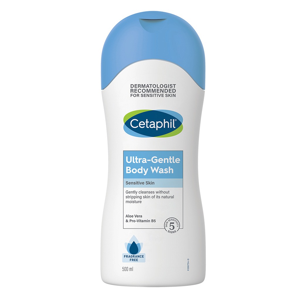 Cetaphil, Ultra Gentle Fragrance Free Body Wash, Mild body wash for sensitive skin, 500 ml