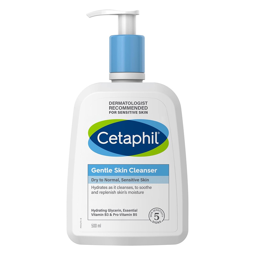 Cetaphil, Gentle Skin Cleanser, Mild cleanser for sensitive and dry skin, 500ml