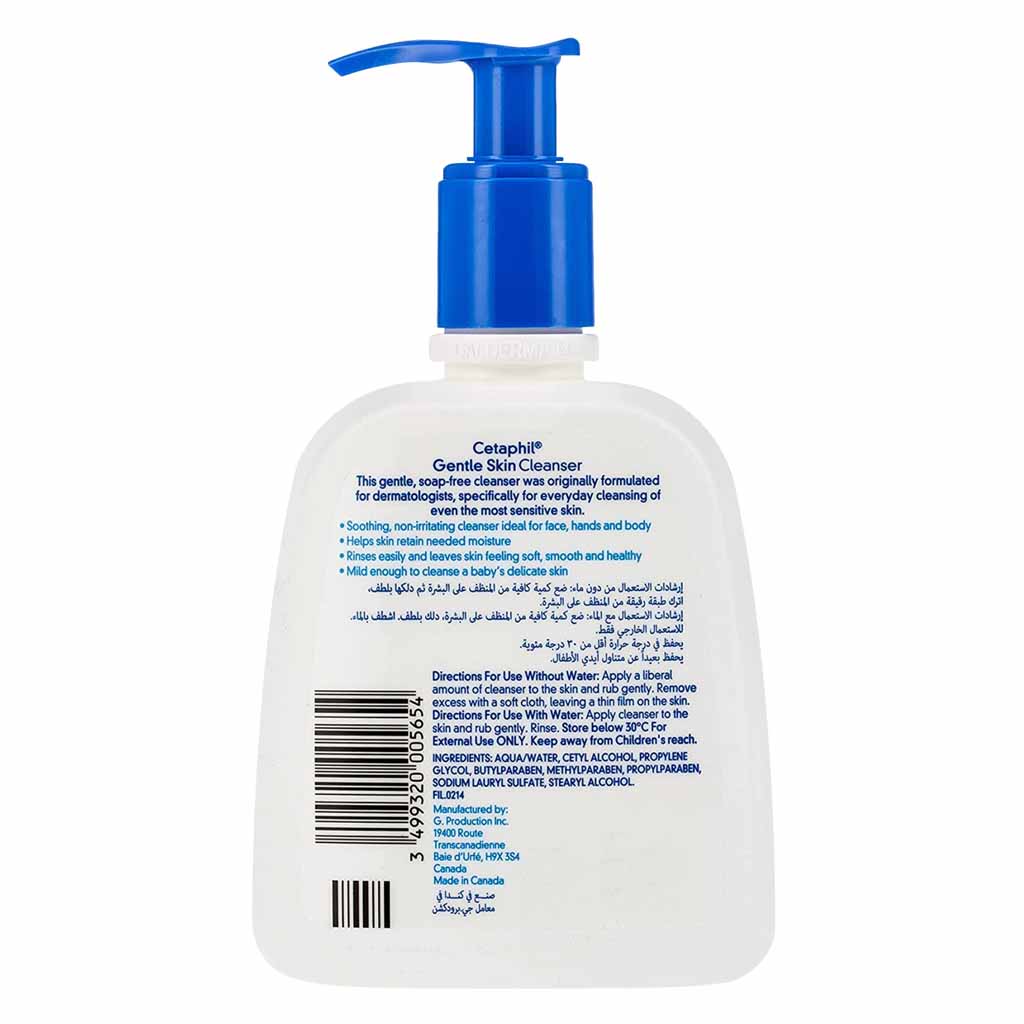 Cetaphil, Gentle Skin Cleanser, Mild daily cleanser for sensitive skin, 236ml