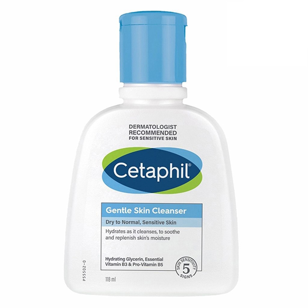 Cetaphil, Gentle Skin Cleanser, Mild cleanser for sensitive and dry skin, 118ml