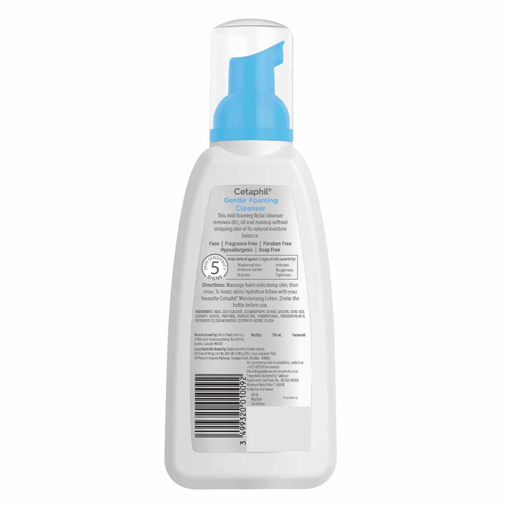 Cetaphil Gentle Skin Foaming Cleanser 236ml