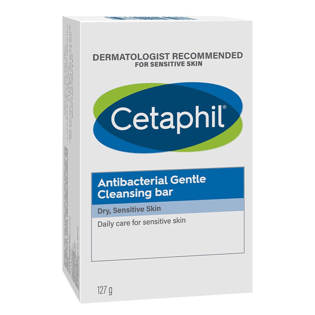 Cetaphil Antibacterial Bar Soap 18 Oz