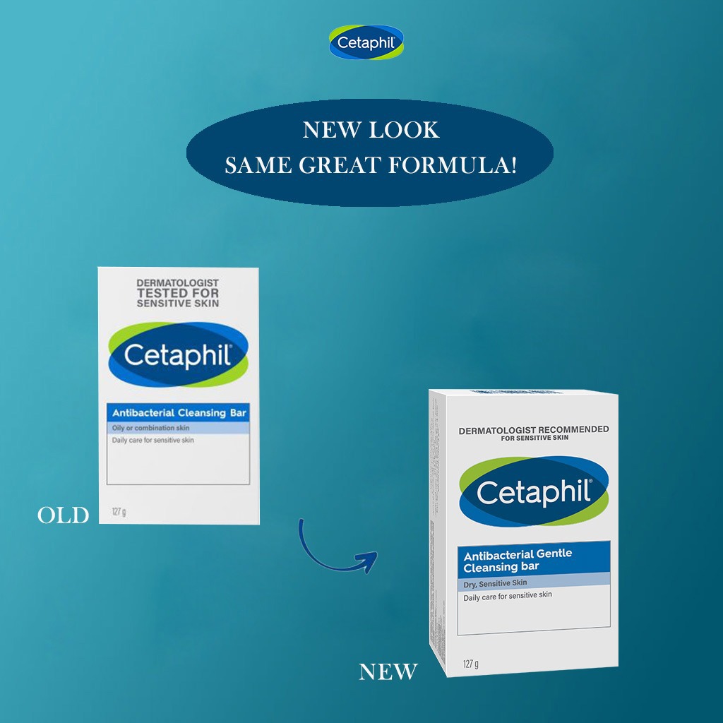 Cetaphil Antibacterial Bar Soap 18 Oz