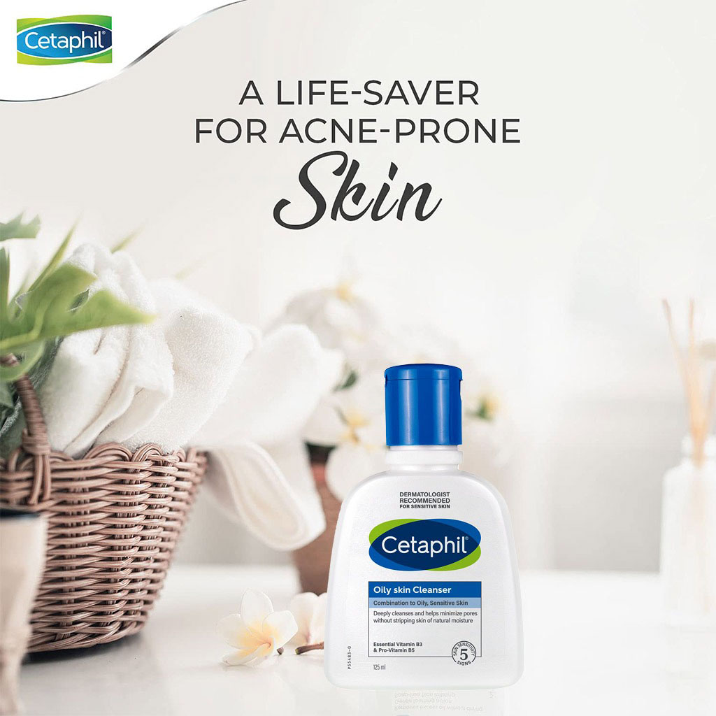 Cetaphil, Oily Skin Cleanser, Gentle cleanser for combination to oily sensitive skin, 125ml