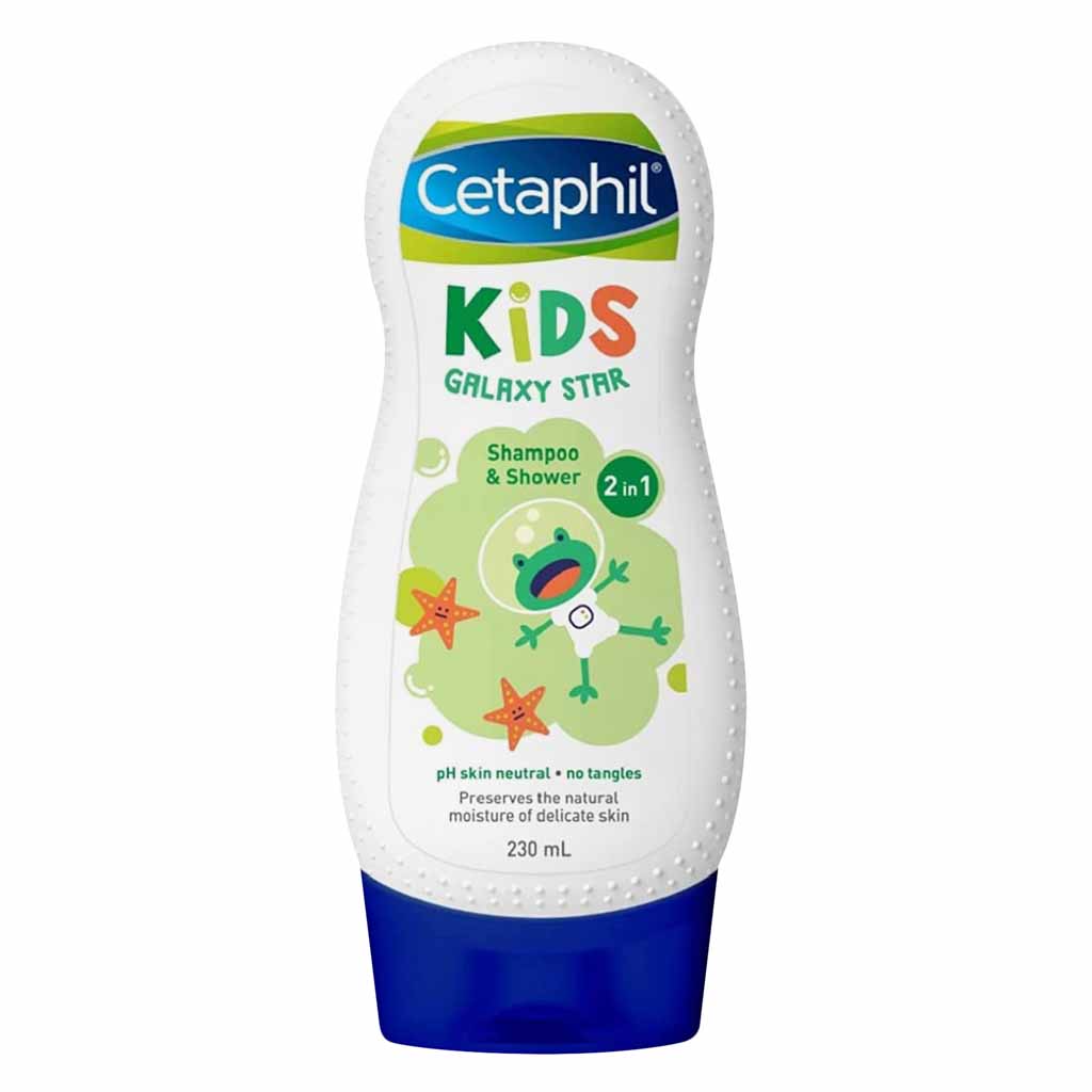 Cetaphil Kids Galaxy Star 2 In 1 Shampoo And Shower Gel, 230 Ml