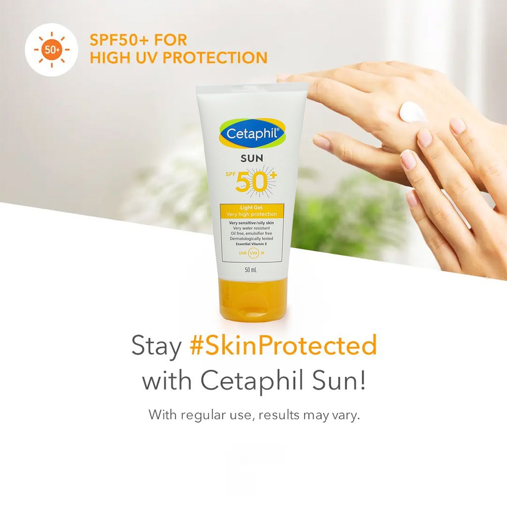 Cetaphil Sun Light Gel SPF50 For Sensitive Skin 50ml