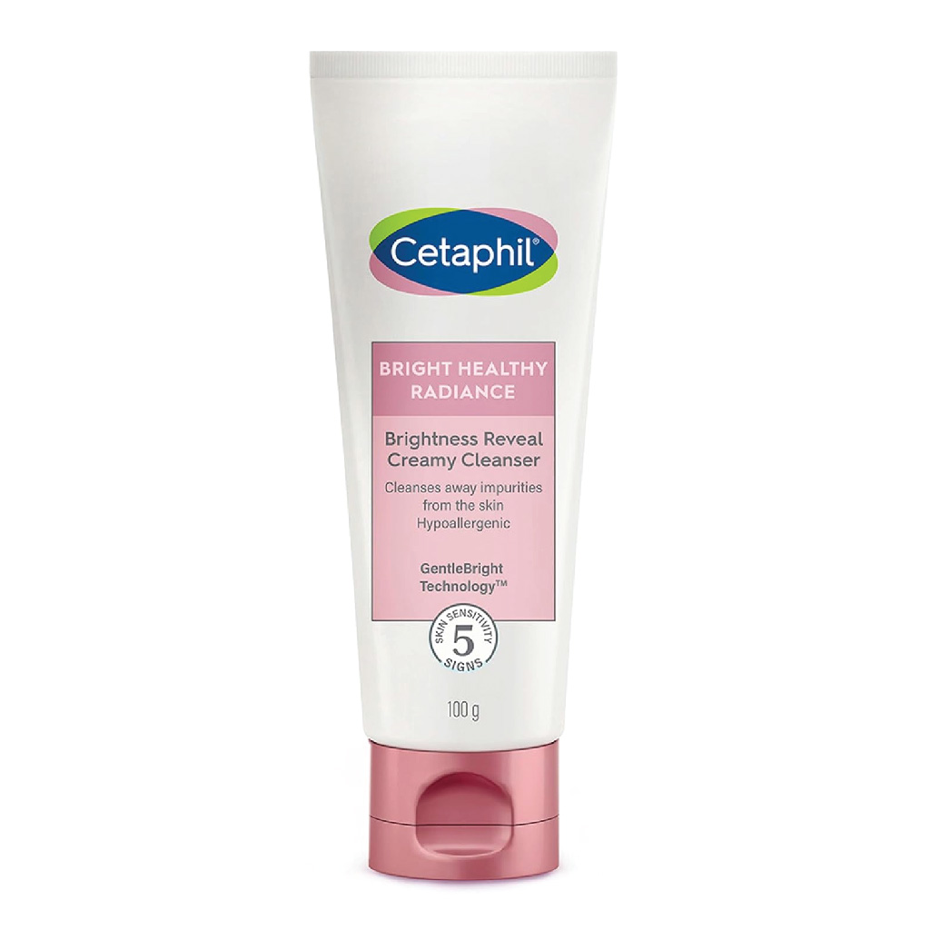 Cetaphil, Bright Healthy Radiance Brightness Reveal Creamy Cleanser, Gentle creamy cleanser for radiant skin, 100 g