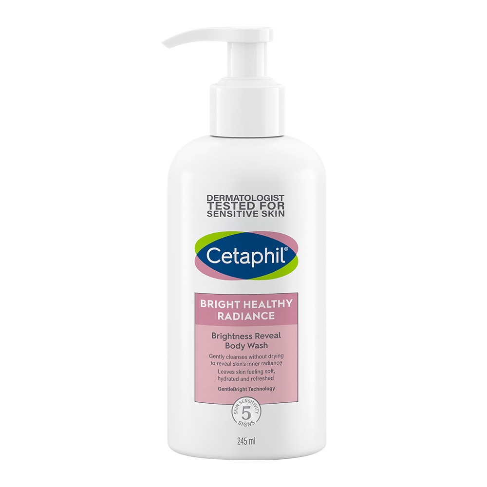 Cetaphil, Bright Healthy Radiance Brightening Reveal Body Wash, Brightening body wash for radiant skin, 245 ml