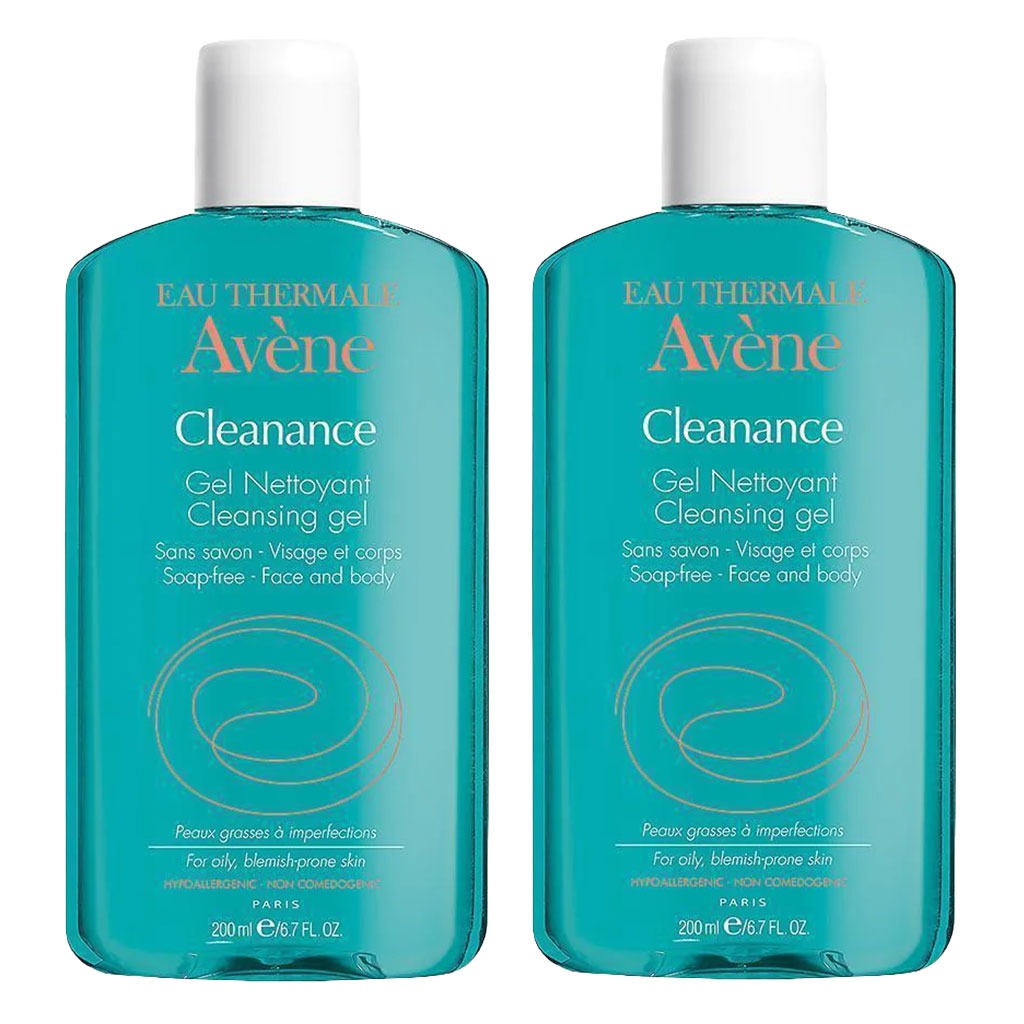 Avene Cleanance Soapless Cleansing Gel 200 mL 1+1 PROMO