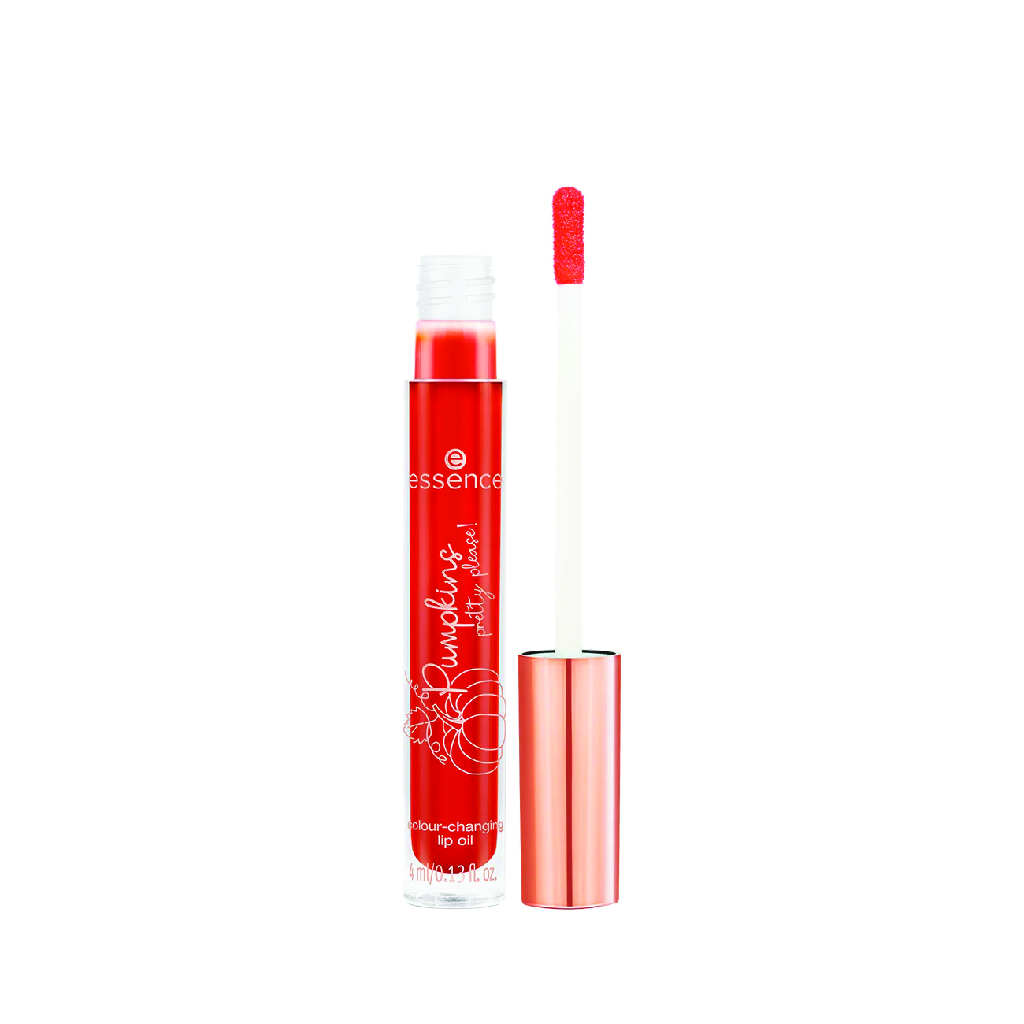 ESSENCE PUMPKINS PRETTY PLEASE! COLOUR-CHANGING LIP OIL 01