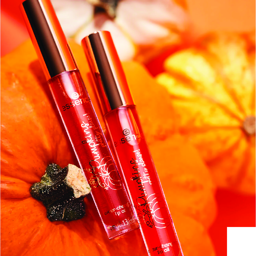 ESSENCE PUMPKINS PRETTY PLEASE! COLOUR-CHANGING LIP OIL 01