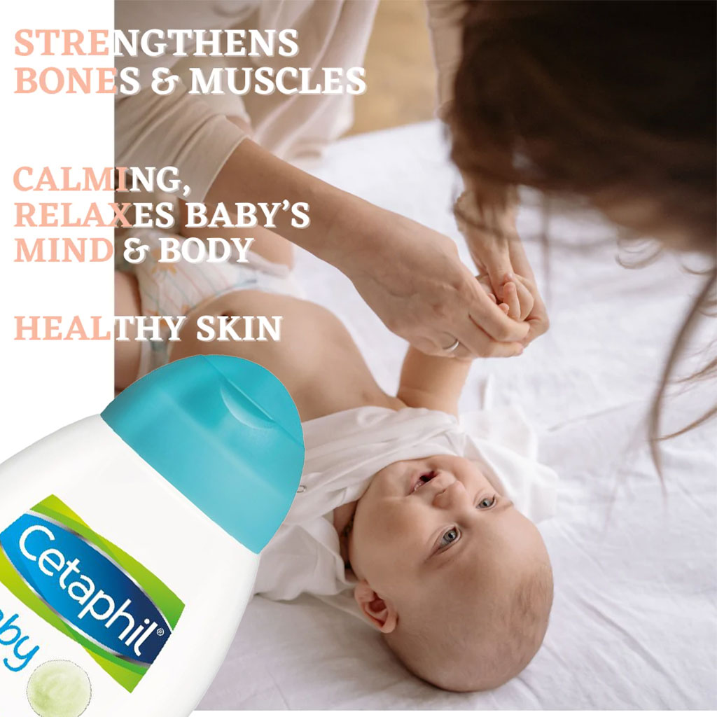 Cetaphil Baby Massage Oil With Shea Butter, 300 Ml