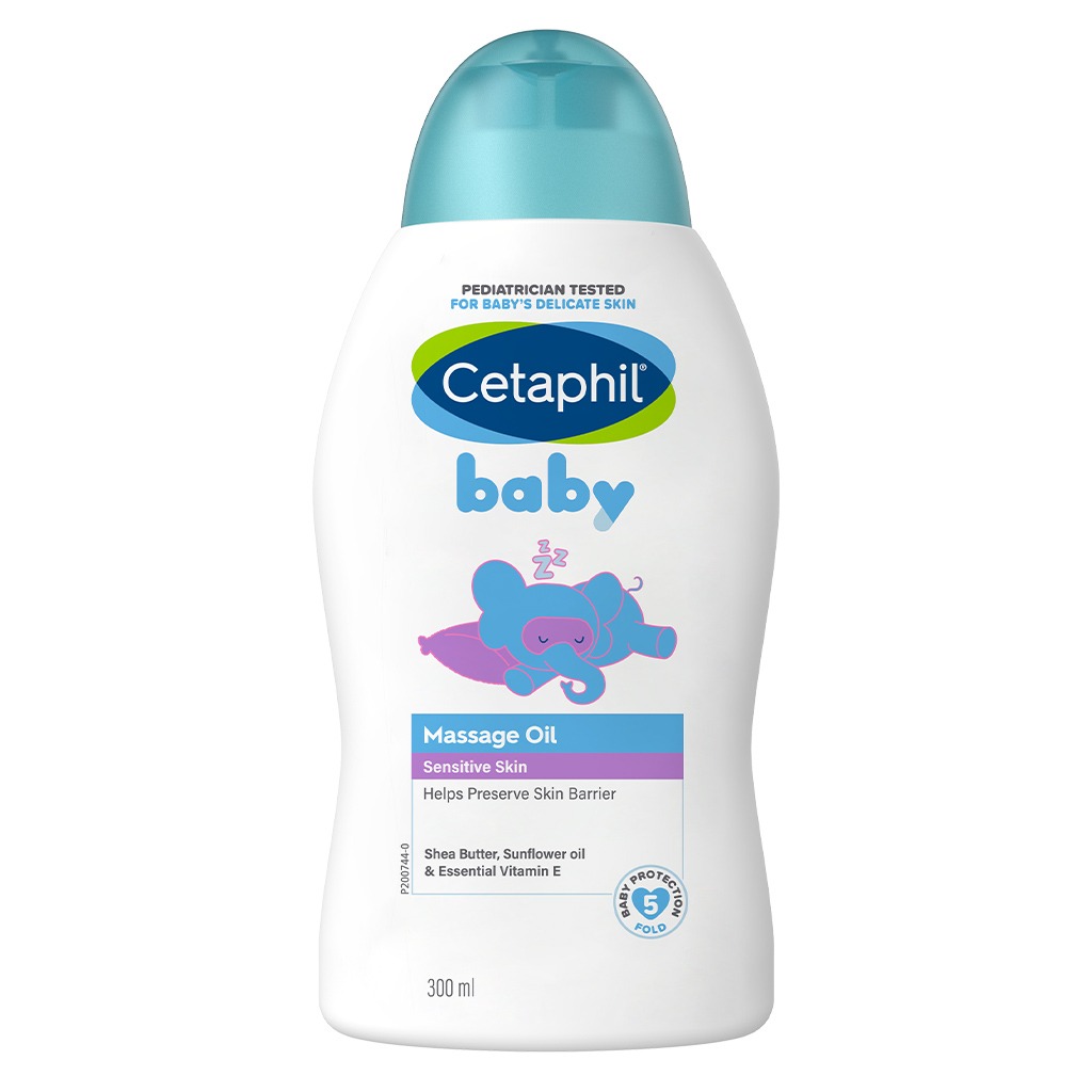Cetaphil Baby Massage Oil With Shea Butter, 300 Ml
