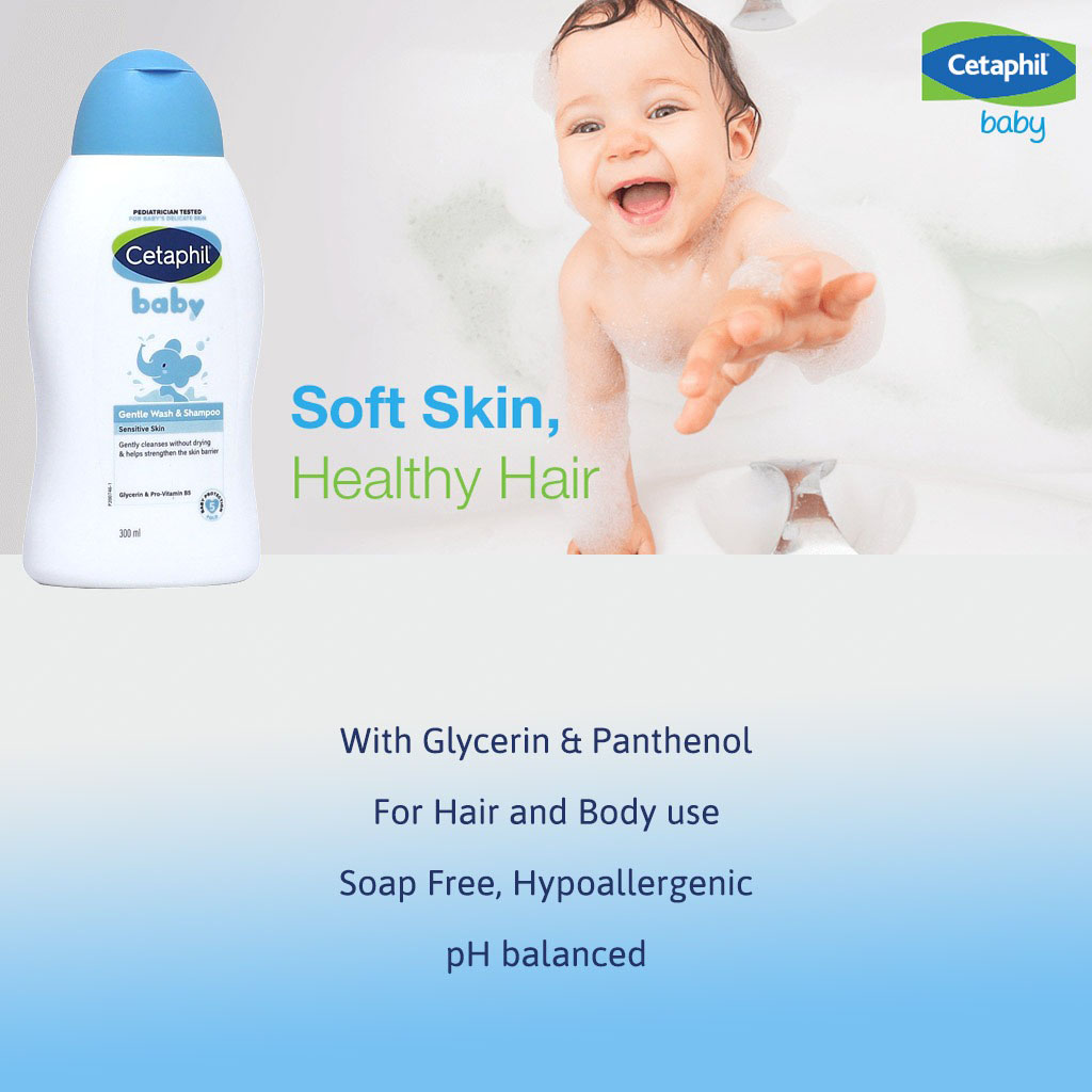 Cetaphil Baby Gentle Wash And Shampoo 300ml