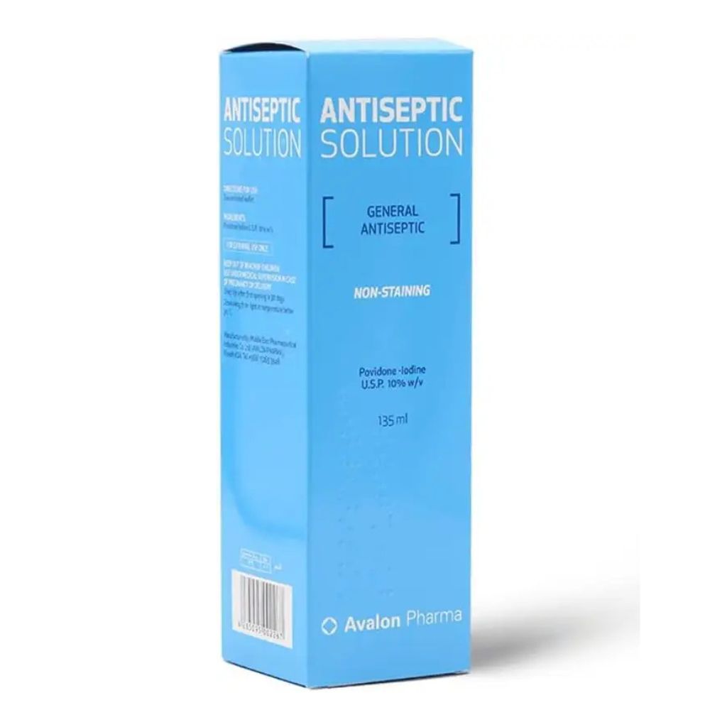 Avalon, Antiseptic Solution, Antibacterial skin cleansing and wound care, 135ml