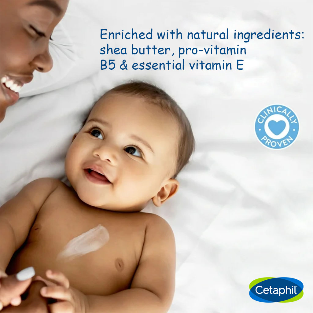 Cetaphil Baby Daily Lotion Face & Body Moisturizer With Shea Butter 300ml
