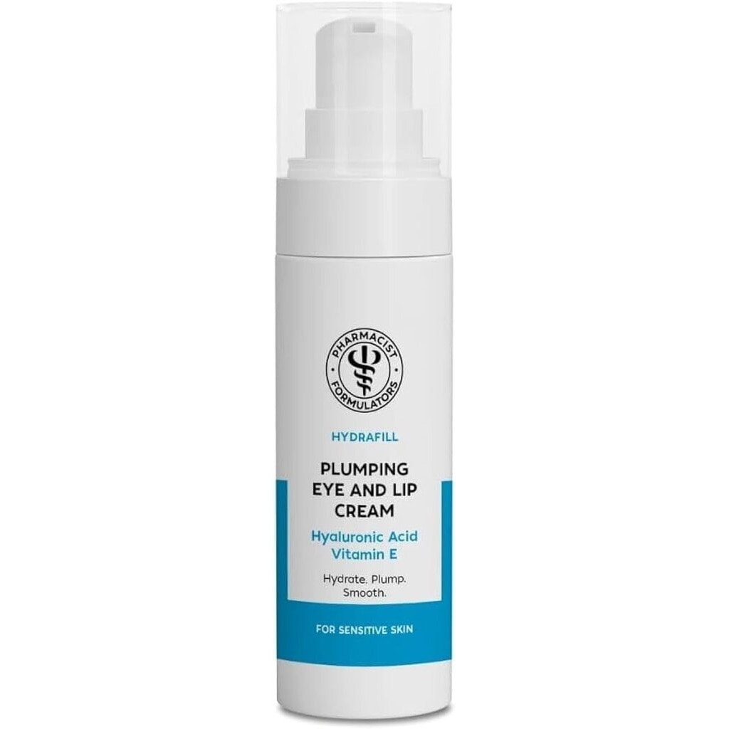 PF, Plumping Eye & Lip Cream with Hyaluronic Acid and Vitamin E, Hydrating cream for eyes and lips, 25ml