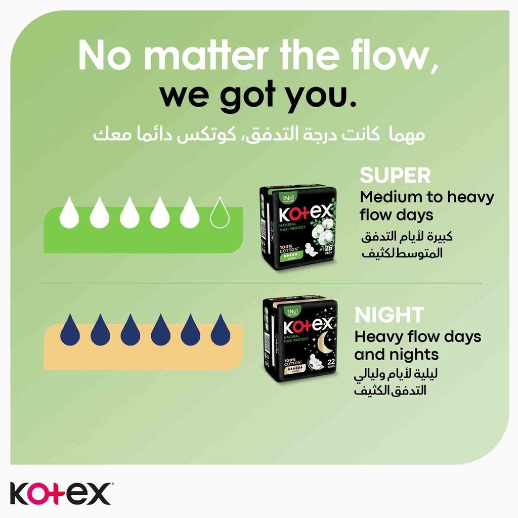 Kotex Maxi Super Natural 44`S