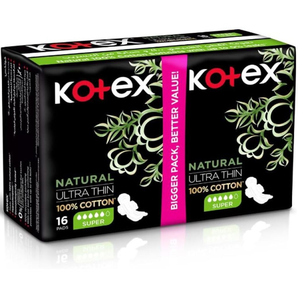 Kotex Ut 16X16 Cotton Natural