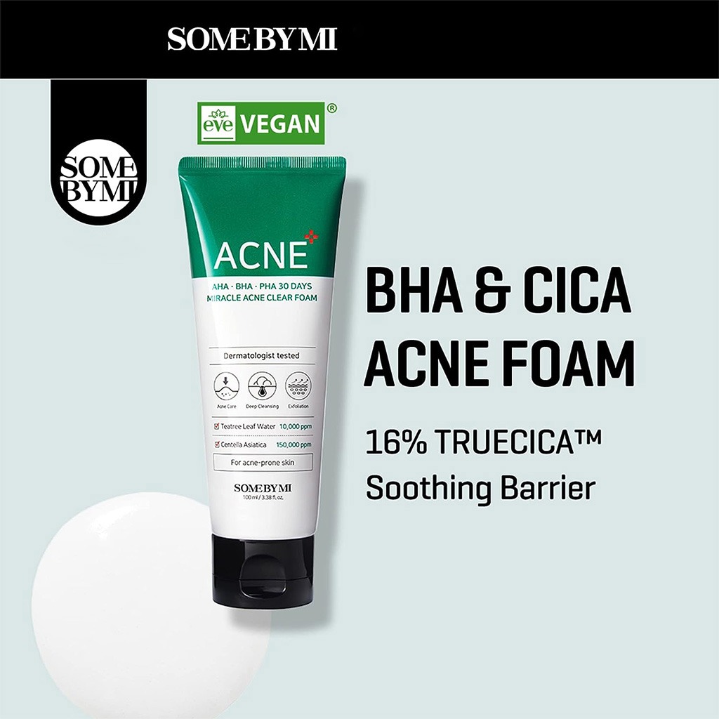 Sbm Aha-Bha-Pha 30Days Miracle Acne Clear Foam 100 ml