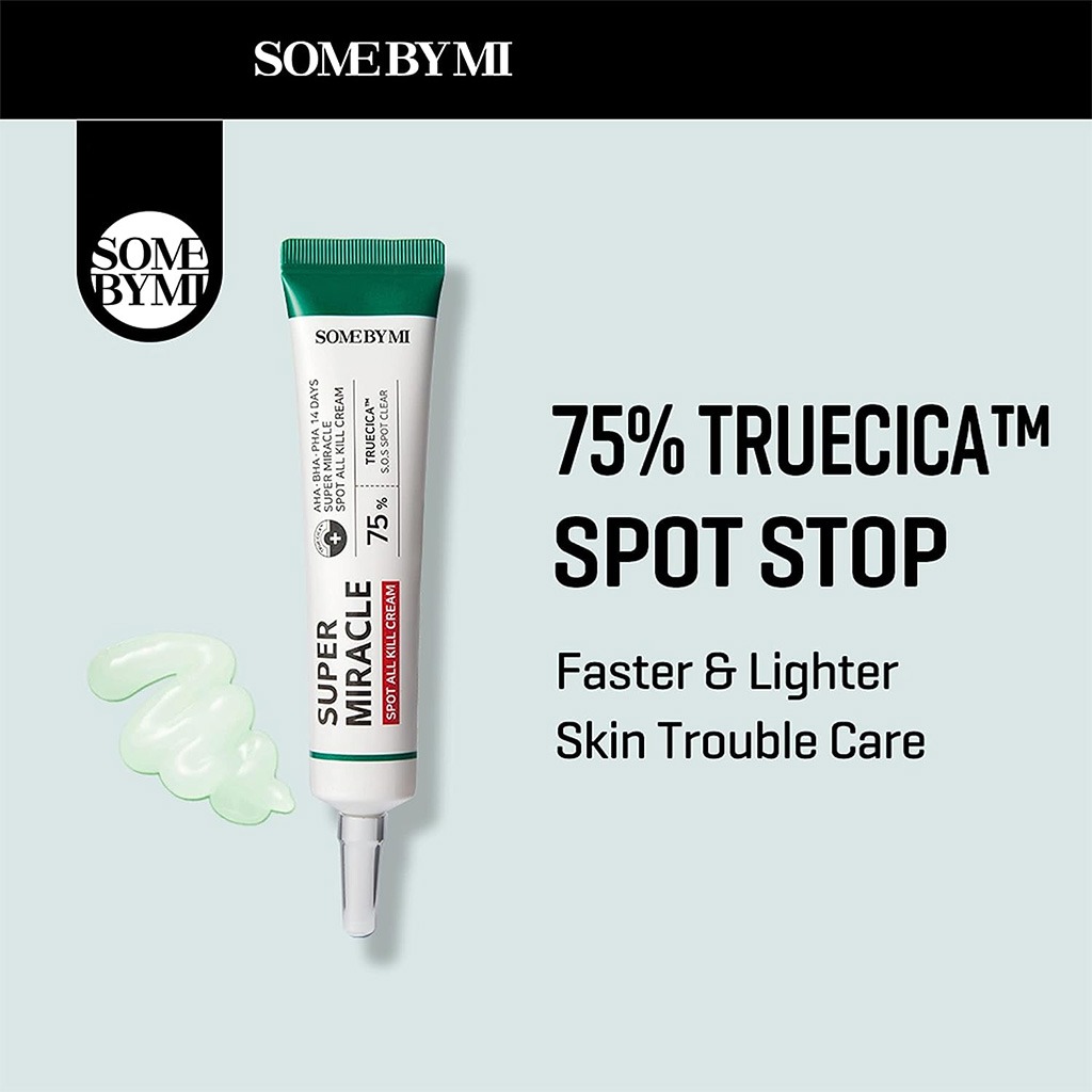 SBM, Super Miracle Spot All Kill Cream, Fast-acting cream for acne treatment, 30 ml