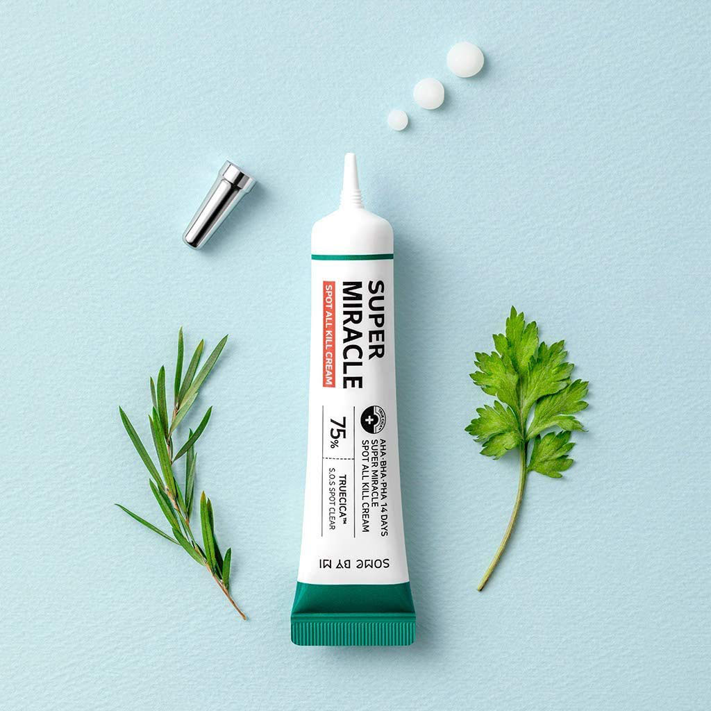 SBM, Super Miracle Spot All Kill Cream, Fast-acting cream for acne treatment, 30 ml