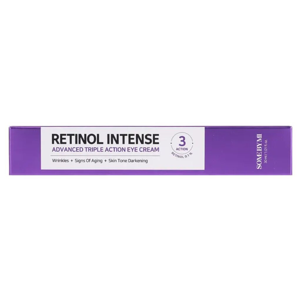 SBM, Retinol Intense Advanced Triple Action Eye Cream, Anti-aging eye cream for wrinkles and dark circles, 30ml