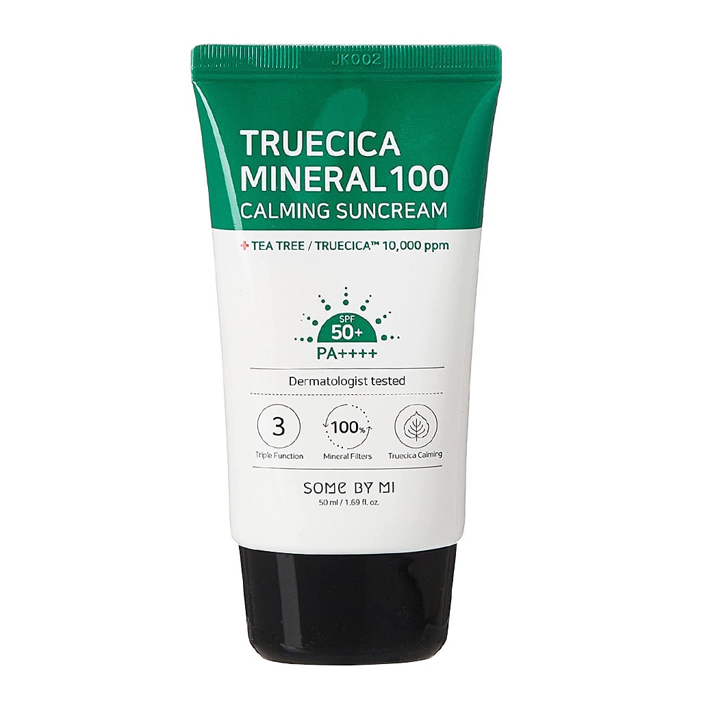 SBM, Truecica Mineral Calming Tone-Up Suncream, Calming mineral sunscreen with tone-up effect, 50ml