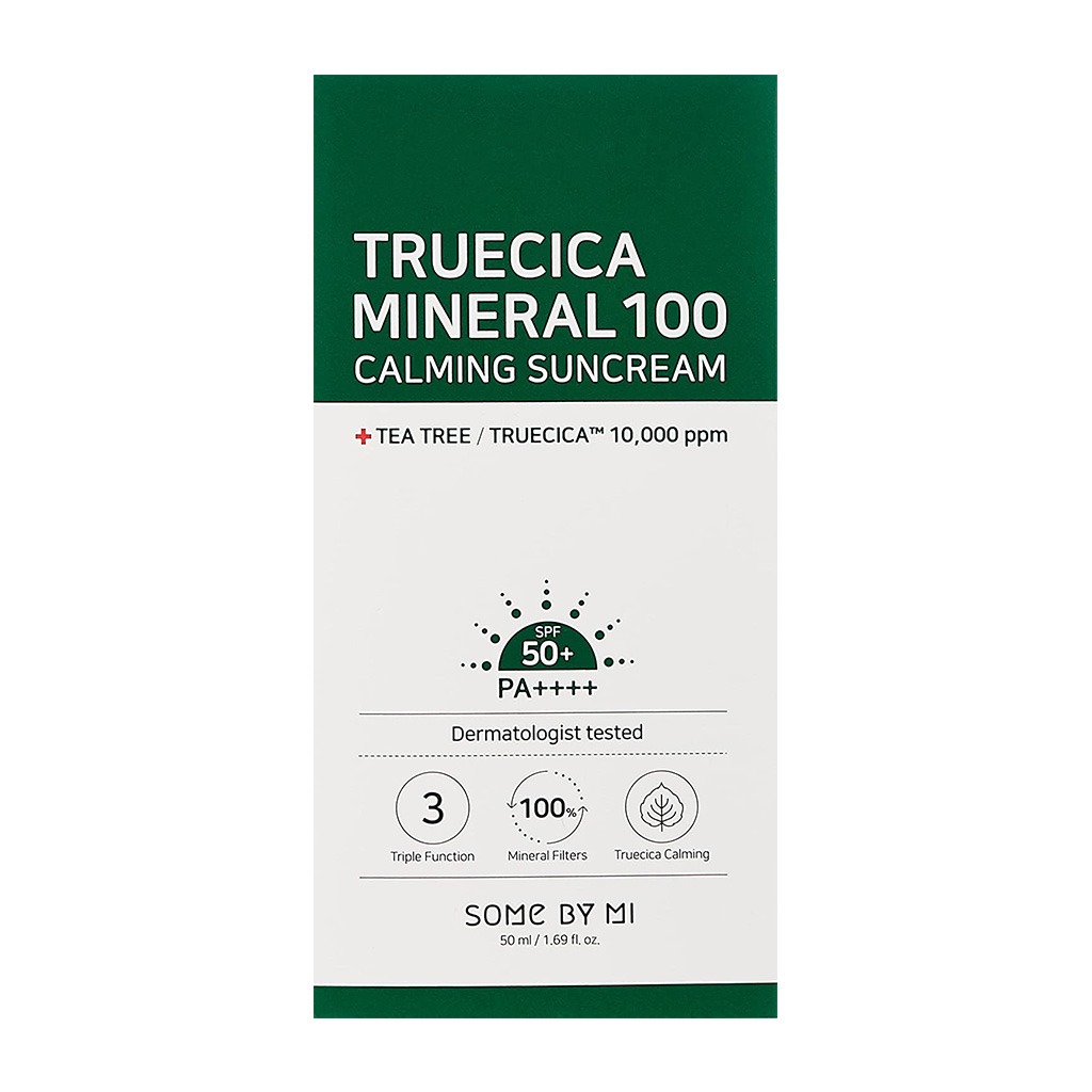SBM, Truecica Mineral Calming Tone-Up Suncream, Calming mineral sunscreen with tone-up effect, 50ml