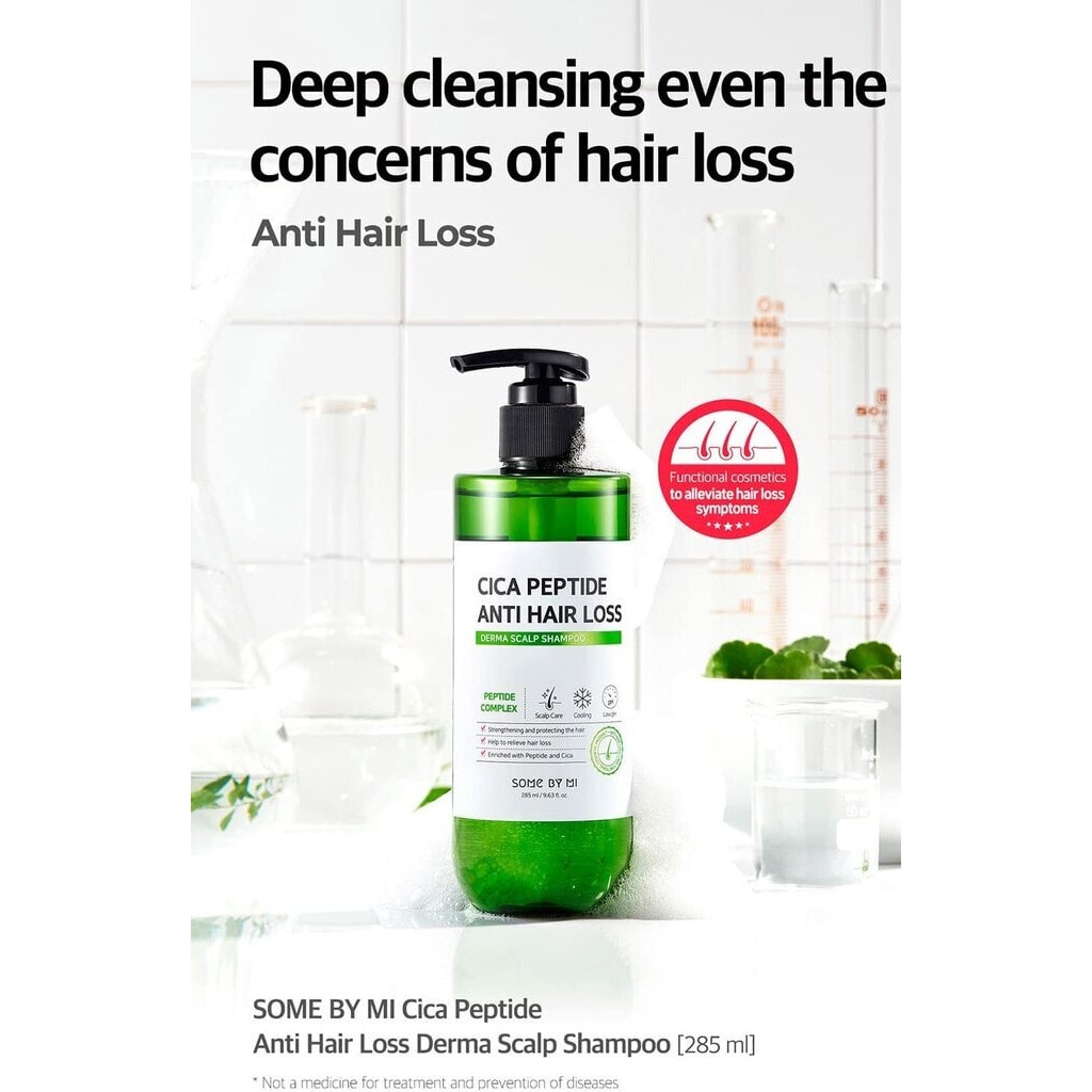 Sbm Cica Peptide Antihair Loss Derma Scalp Shampoo 285 ml