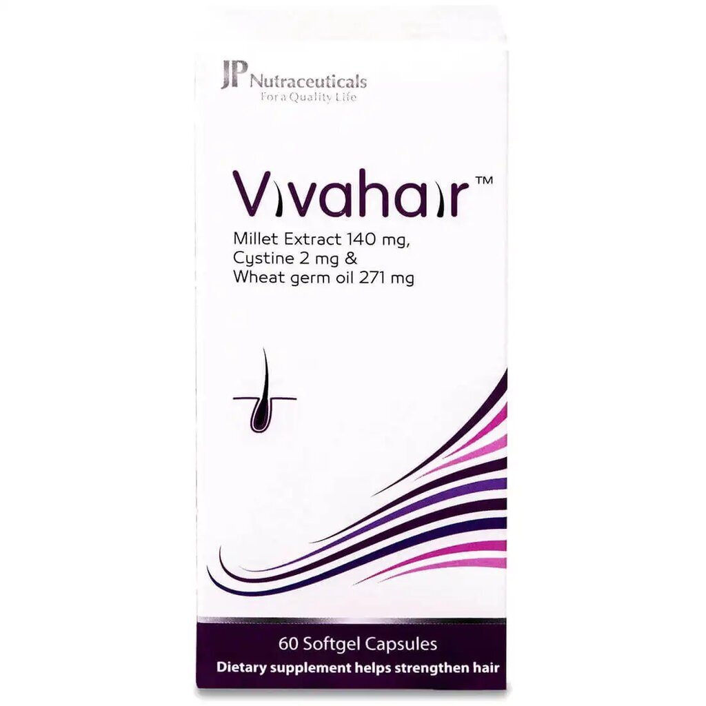 Viva Hair, Soft Gel Capsules, Hair health supplement with essential nutrients, 60 capsules