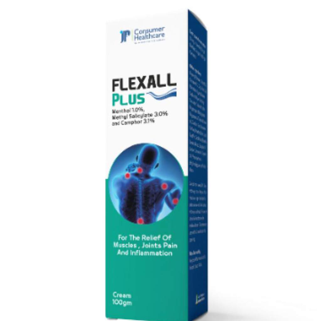 Flexall, Plus Pain Relief Cream, Fast acting cream for muscle and joint pain relief, 100 g