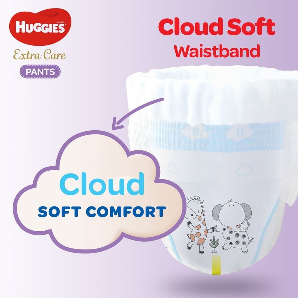 Huggies Extra Care Culottes, , Size 4,  Pack Of 52'S