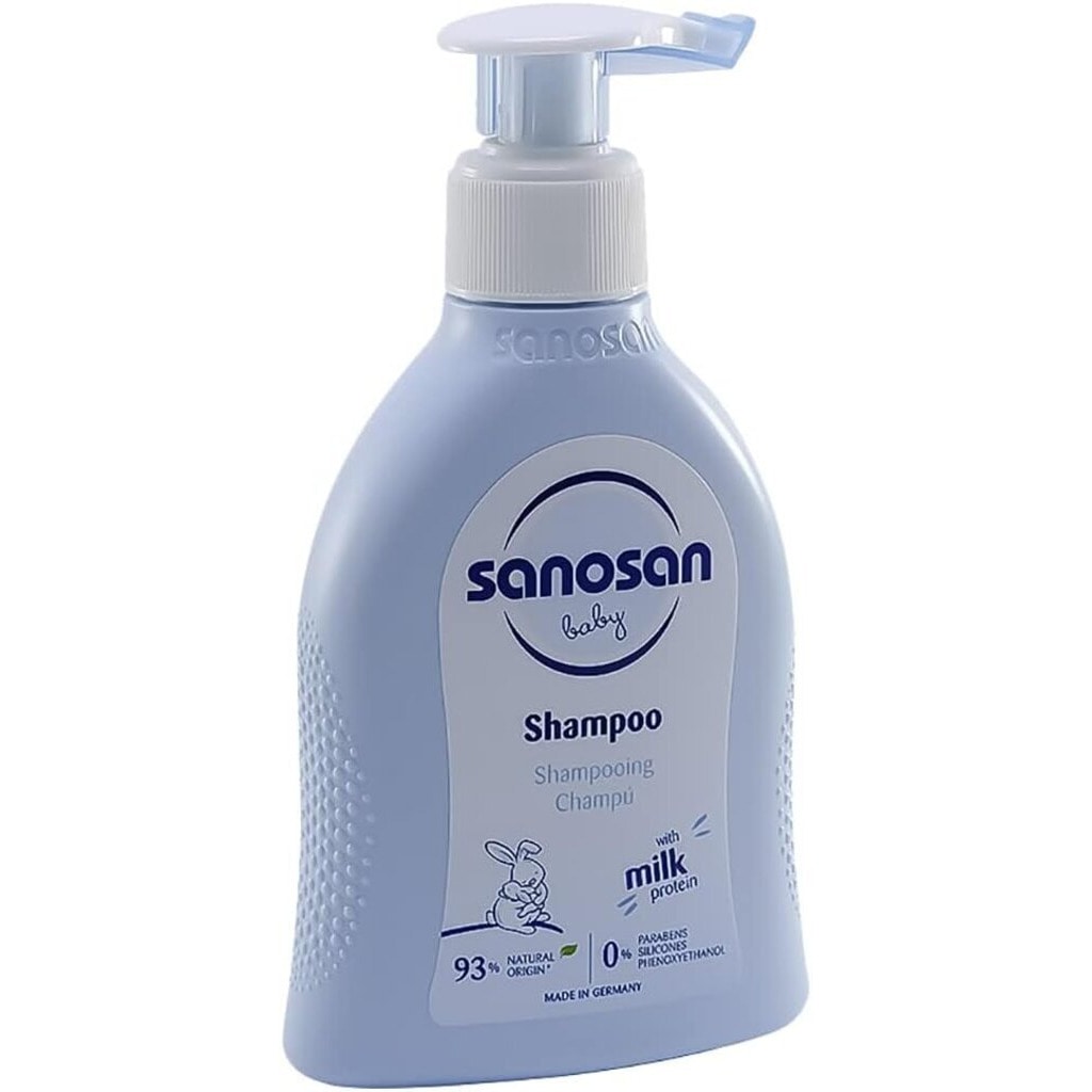 Sanosan, Baby Shampoo Dispenser, Mild cleansing shampoo for baby’s delicate hair, 200ml