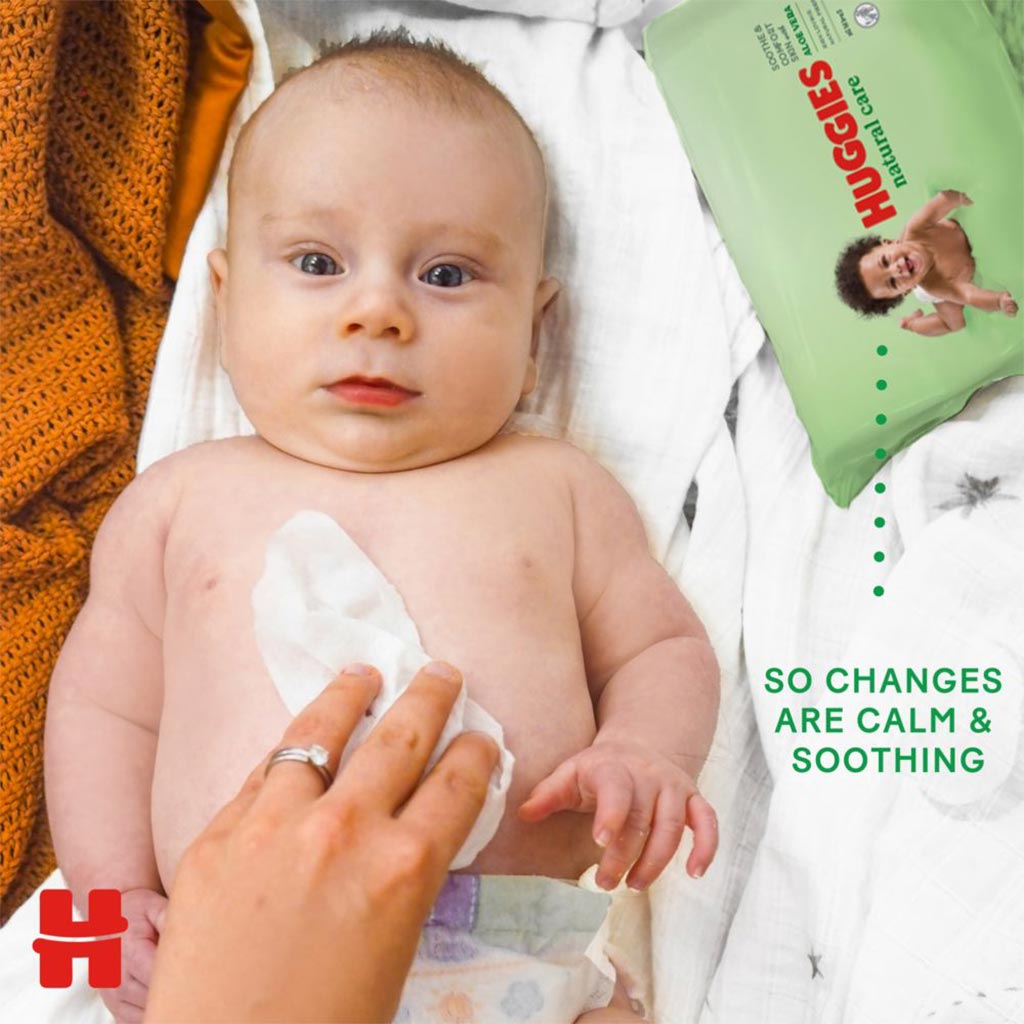 Huggies Natural Care Baby Wet Wipes, Cleansing Wipes With Aloe Vera,  Pack Of 168'S