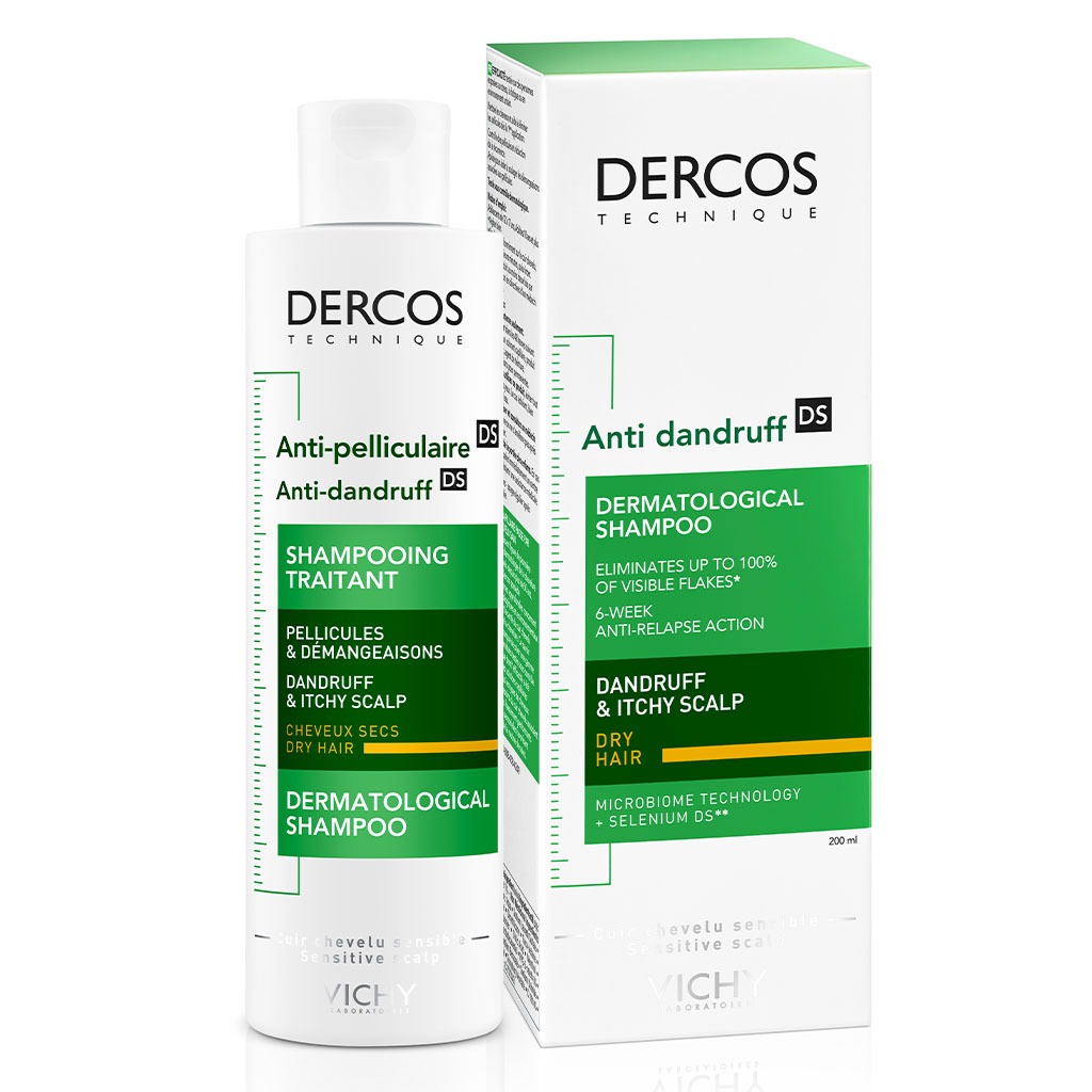 Vichy Dercos Antidandruff Shampoo for Dry Hair 200 ml