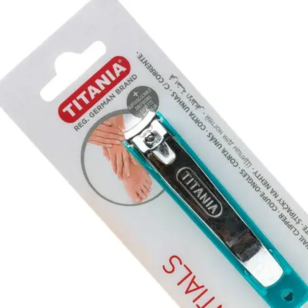 Titania, Big Nail Cutter Silver, Heavy-duty nail cutter for thick nails