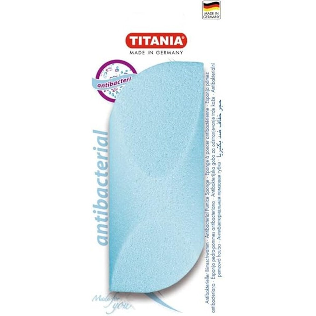 Titania, Emery File Sponge 3000/6K, Fine grit emery sponge for nail care, 1 piece