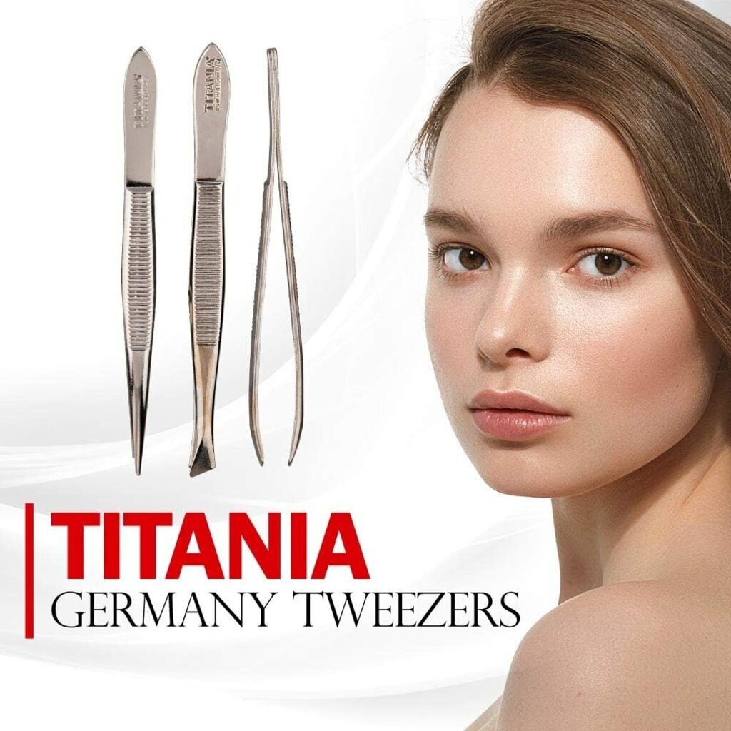 Titania, Colored Tweezers 1090/61B, Precision colored tweezers for hair removal