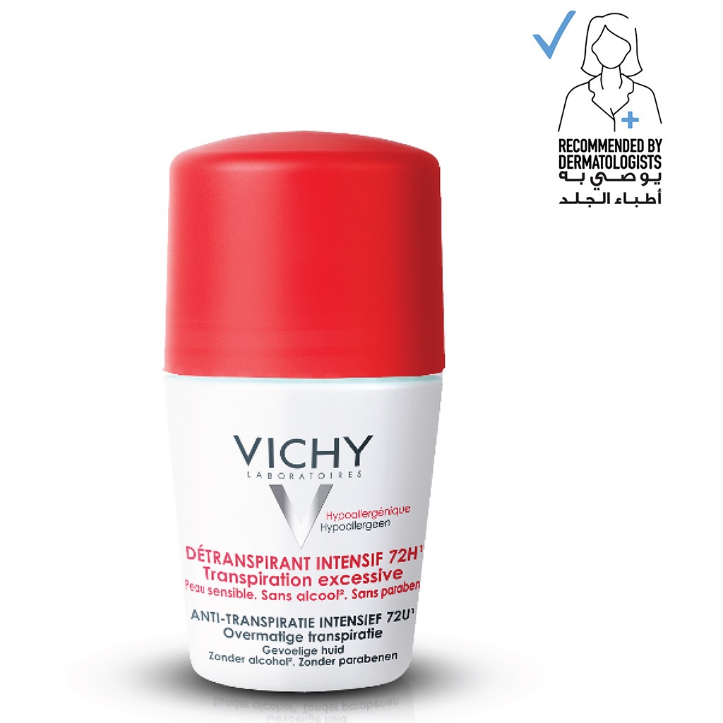Vichy, Deodorant Roll-On Stress, Long-lasting deodorant for stress protection