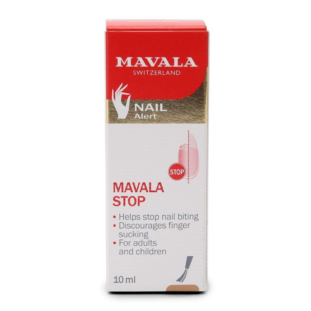 Mavala, Stop Nail Biting Treatment, Anti-biting bitter nail treatment to prevent nail damage, 10 ml