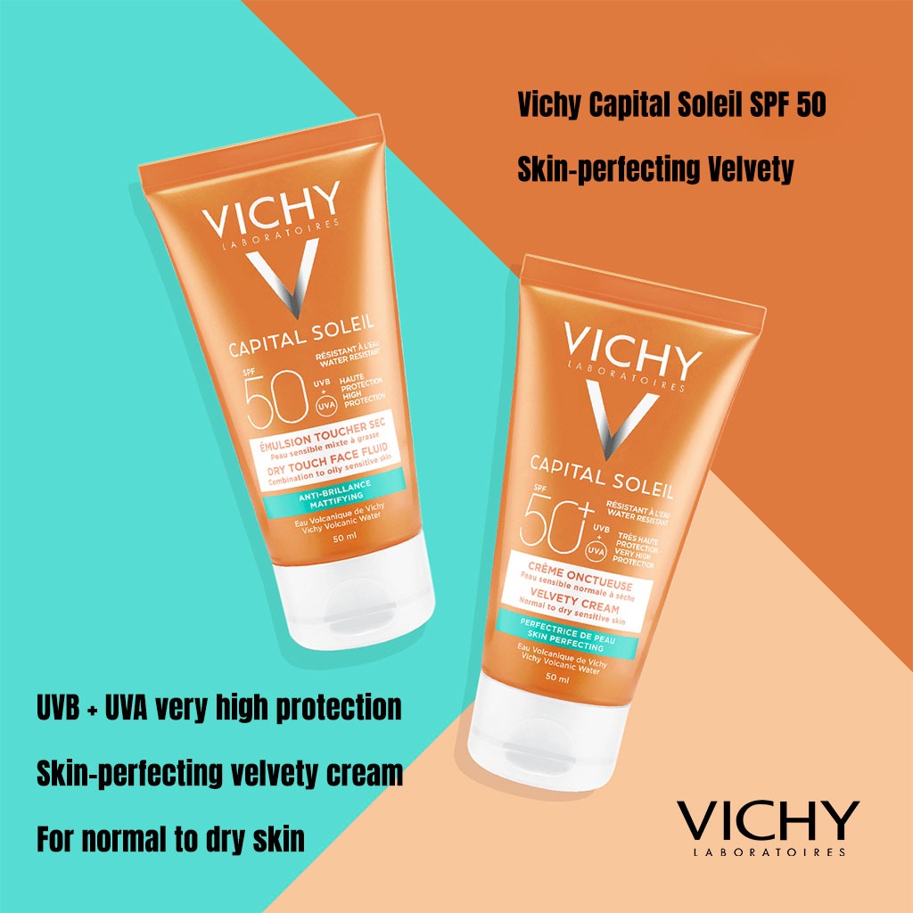 Vichy Capital Soleil Velvet Cream 50