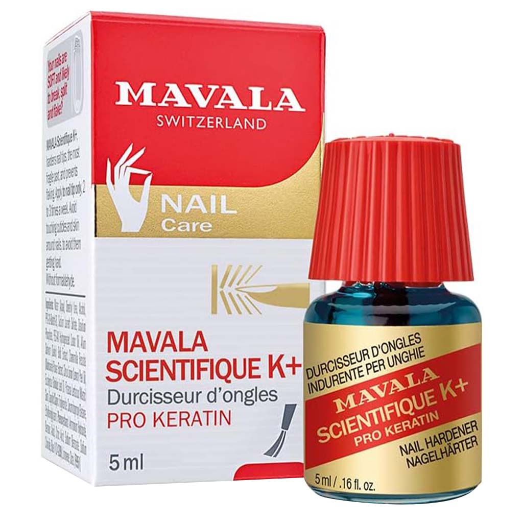 Mavala, Scientifique K+ Pro Keratin Nail Hardener, Strengthening nail treatment, 5ml