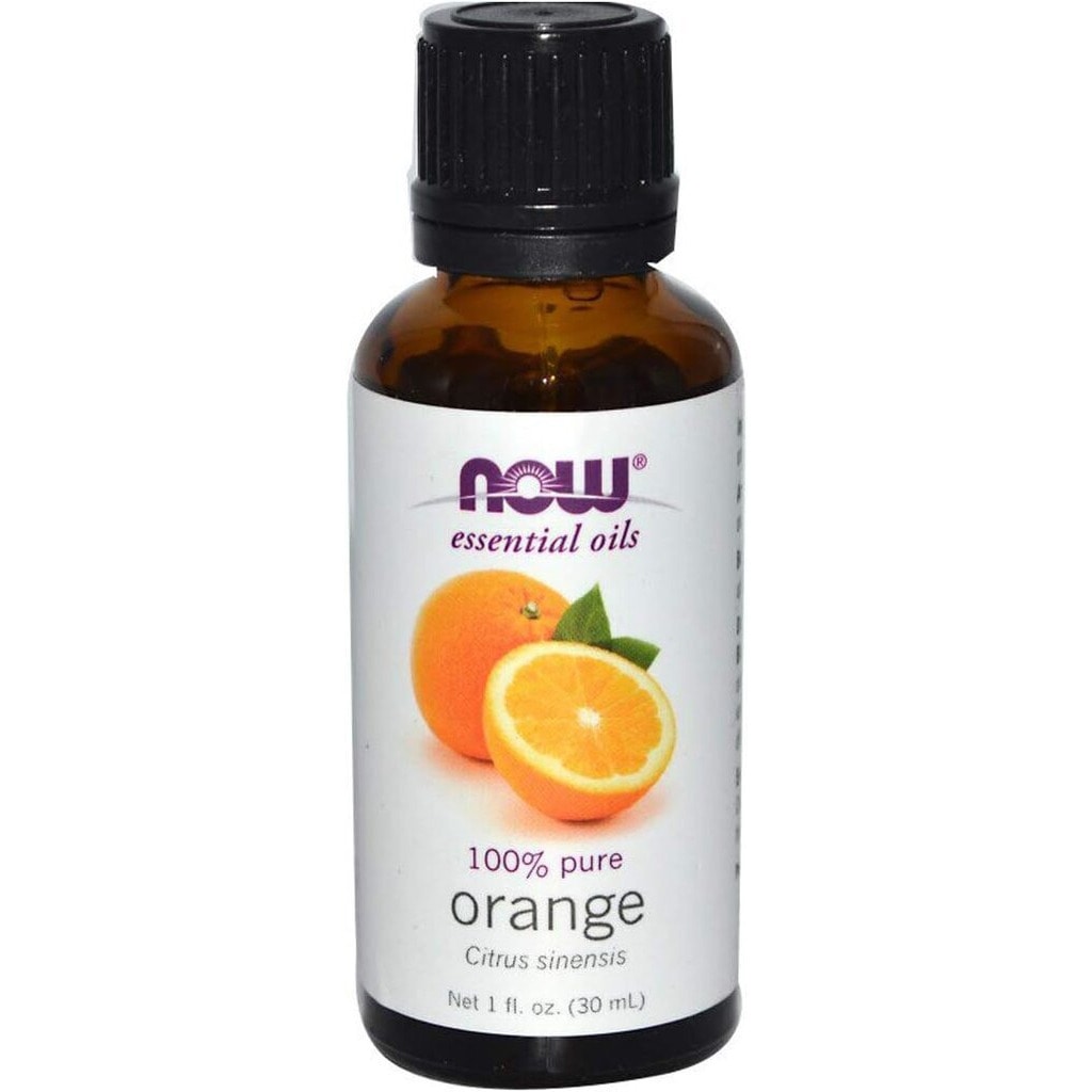 Now, Orange Oil, Pure essential oil for aromatherapy and topical use, 30ml