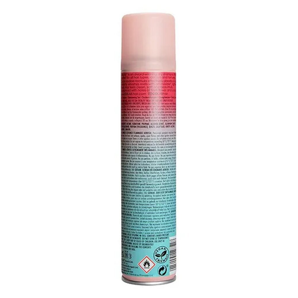 Colab, Dry Shampoo Paradise Fragrance Spray, Refreshing dry shampoo with tropical scent, 200ml