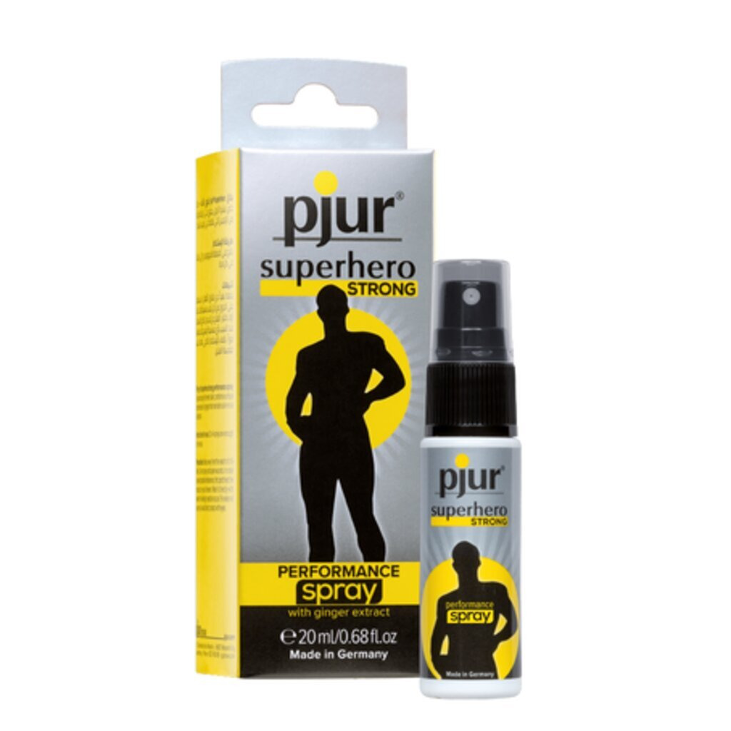 Pjur, Superhero Strong Spray, Long-lasting performance spray for men, 20 ml