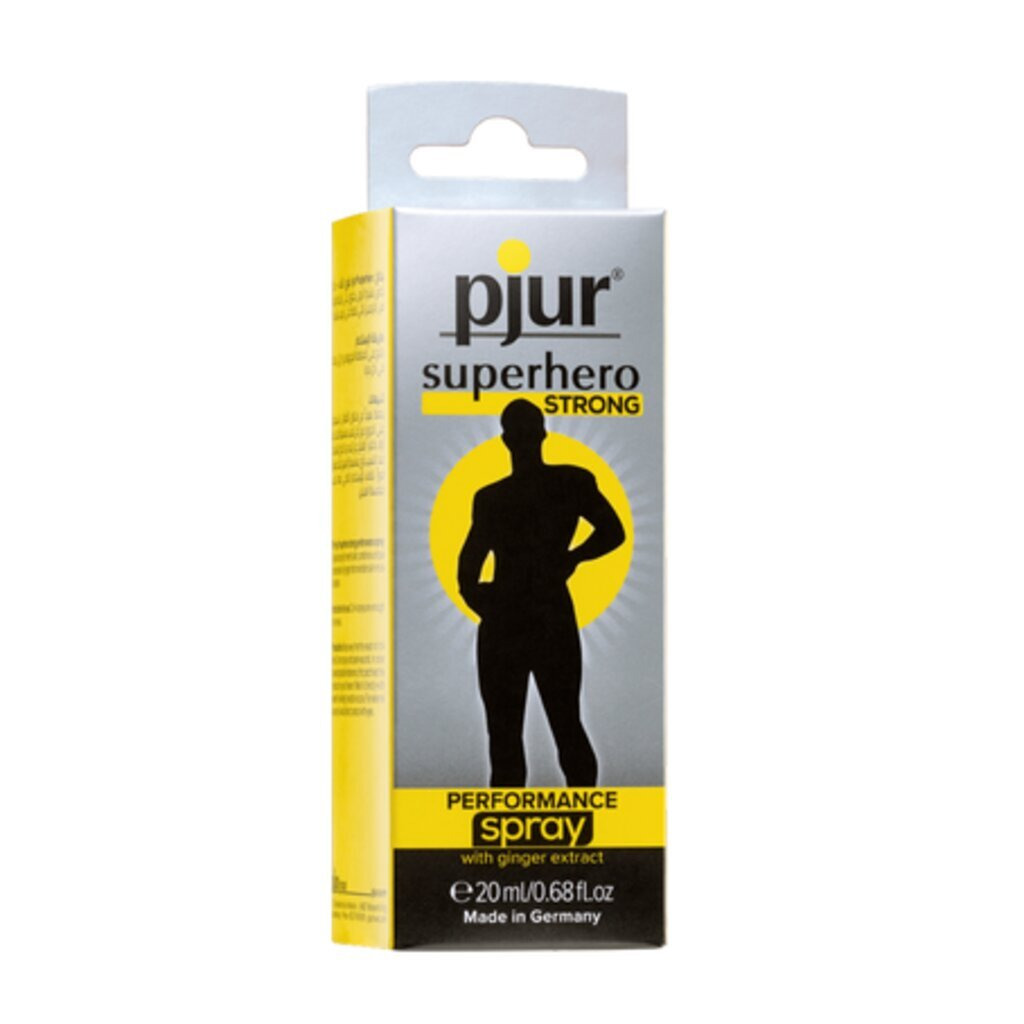 Pjur, Superhero Strong Spray, Long-lasting performance spray for men, 20 ml
