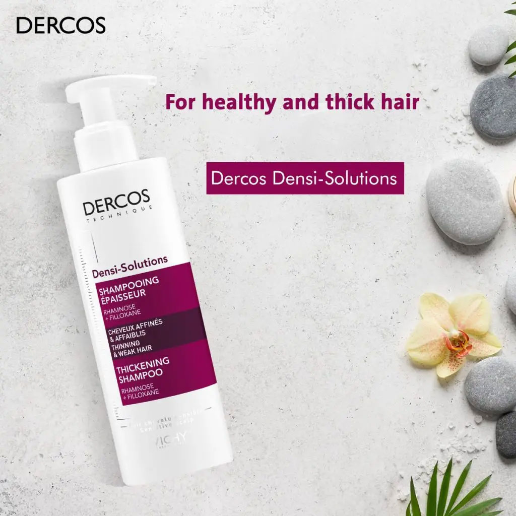 Vichy, Dt Densisolution Shampoo, Hair density booster shampoo for thinning hair, 250 ml