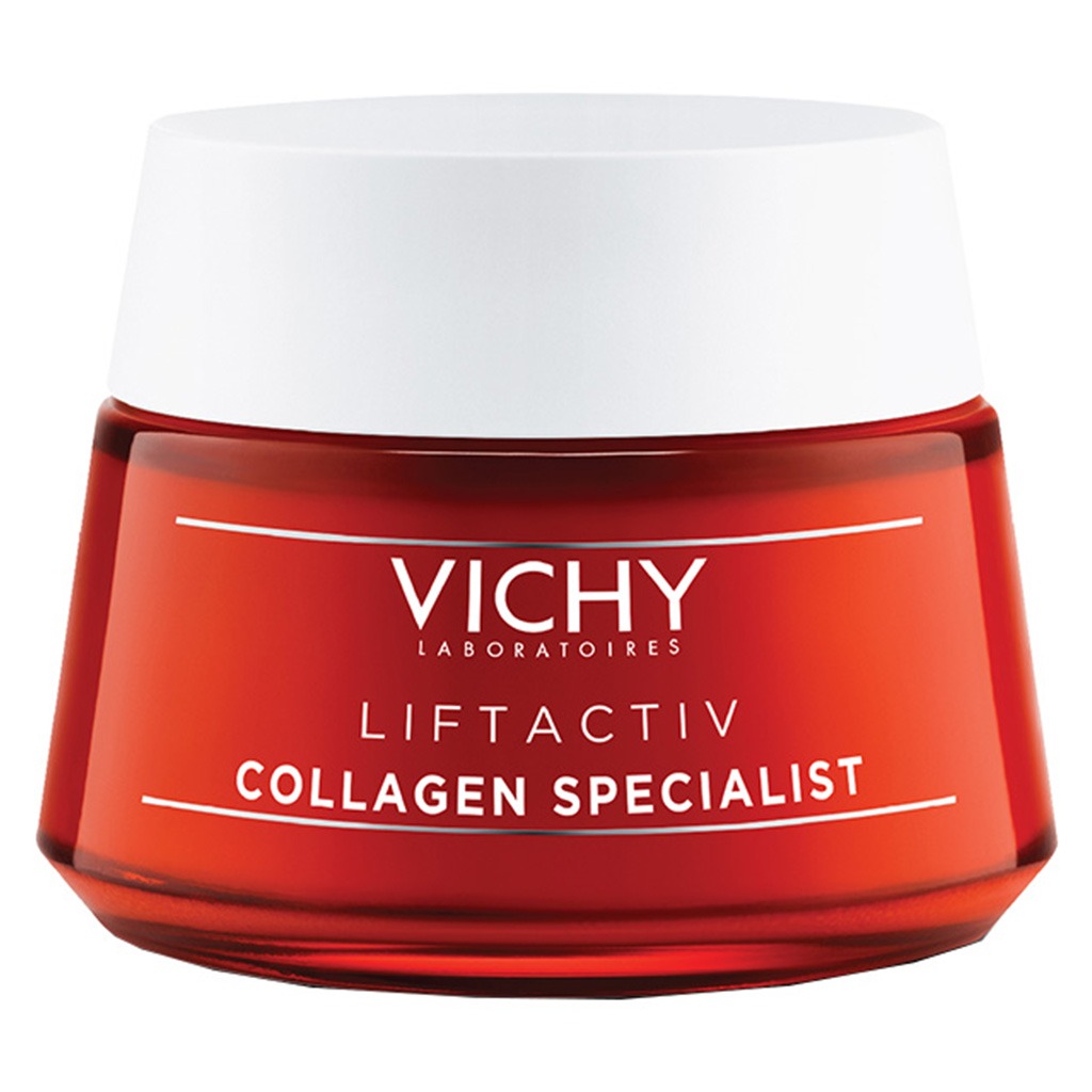 Vichy, Liftactiv Collagen Specialist Day Cream, Anti-aging day cream with collagen booster, 50 ml